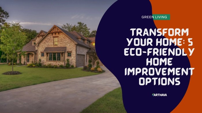 Transform Your Home: 5 Eco-Friendly Home Improvement Options - Earthava